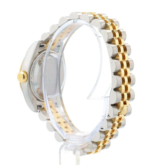 Rolex Ladies Datejust 179173 Two-Tone 18KY & Steel Champagne Index Jubilee Watch - Picture 5 of 9